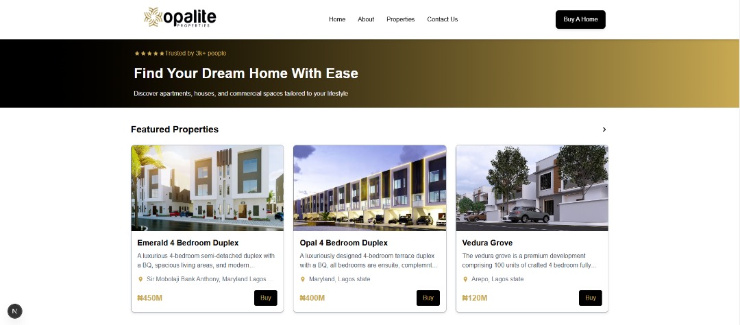 Opalite Properties, Lagos, Nigeria